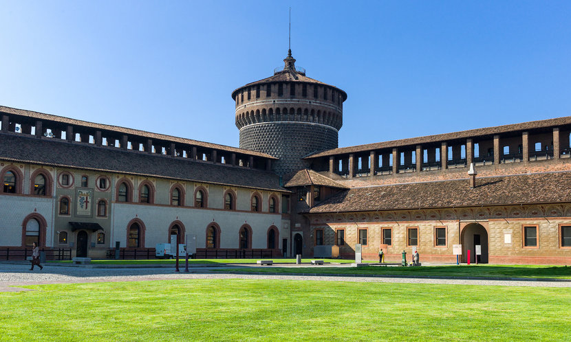 Hrad Castello Sforzesco